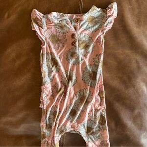 Posh Peanut Millie Henley Romper 2T